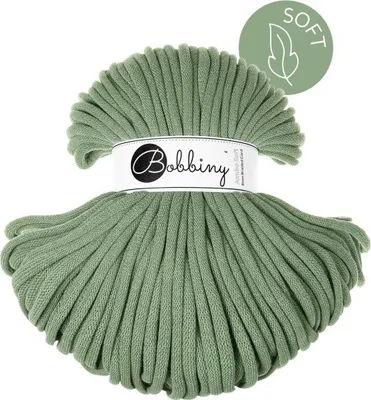 Produktbild von Bobbiny Jumbo 8 mm 100 m Eucalyptus Green Schnur