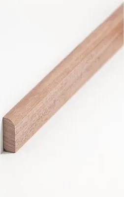 Produktbild von Abdeckleiste Massivholz 8 x 22 x 2000 mm Nussbaum zum Kleben, Clipsen, Schrauben & Nageln Massivholz Sockelleiste by PROVISTON 20 Meter | 10 Stück