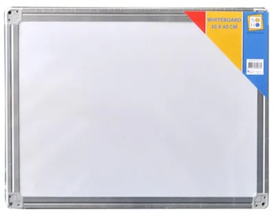 Zdjęcie produktu dla tablica 30 x 40 cm aluminiowa biała/srebrna
