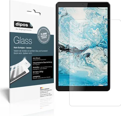 Produktbild von 1x Schutzfolie für Lenovo Tab M8 matt - Anti-Shock 9H Folie dipos Glass Kunststoffglas