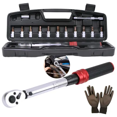 Produktbild von Drehmomentschlüssel Set 3–25 Nm 1/4? – 72?Zahn Ratsche, Zubehör & Koffer
