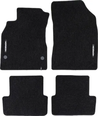Image de Tapis de Sol de Voiture pour Renault Fluence 2009-2016 Velours Durable Noir 4Pcs