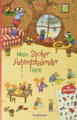 Image de Calendrier de l'Avent avec des autocollants : Animaux