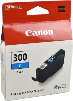 Produktbild von Canon PFI-300C Tinte Cyan, Cyan, 1 Stück(e), 735 Seiten, Einzelpackung
