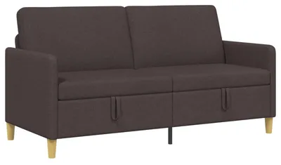 Obrázok produktu pre vidaXL Pohovka s úložným priestorom, tmavohnedá, 172 x 78 x 87 cm, polyester