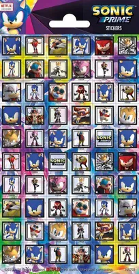 Produktbild von 1 Bogen Sonic Mini Papier Sticker