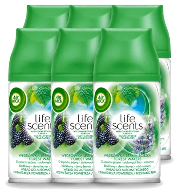 Obrázek produktu pro 6 kusů náplní Air Wick Life Scents s vůní Boswateren pro osvěžovač Freshmatic - 250 ml - výhodný balení