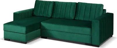 Produktbild von MEBLE-LUX - Universal Ecksofa mit Schlaffunktion und 2 Bettkasten VERA I 242cm Breit Sofa L Form I Eckcouch mit Schlaffunktion I Universal Ecke (Rechts oder Links) I Sofa Grün