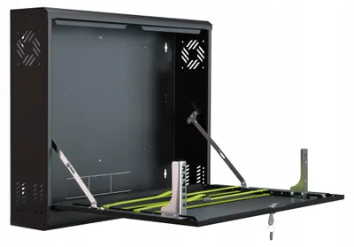 Obrázok produktu pre Skriňa CCTV rekordéra RACK StalFlex Vertical 19" 2U 130mm čierna