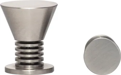 Produktbild von Möbelknopf Schrankknopf Knopf Griff Schubladenknopf  massiv Edelstahl ø 28mm
