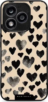 Produktbild von Handyhülle für Honor 400 Lite 5G, Mobiwear Glossy Case, Beige Liebe