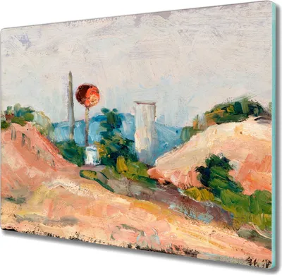 Produktbild von Coloray Hackbrett Herdabdeckplatte 60x52 cm Küchenbrett Kochplattenabdeckung Schneidebrett - Die Bahnschneide Cézanne