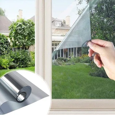 Produktbild von Famanu Fensterfolie - Selbstklebend, Isolierend und Sichtschutz