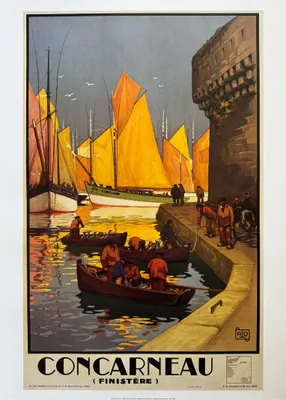 Obrázok produktu pre Concarneau – ALO – plagát 50 x 70 cm