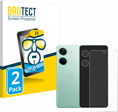 Produktbild von 2x Für OnePlus Nord 3 5G (Display+Kamera) Schutzfolie BROTECT Displayschutz Display Schutz Folie Klar Transparent
