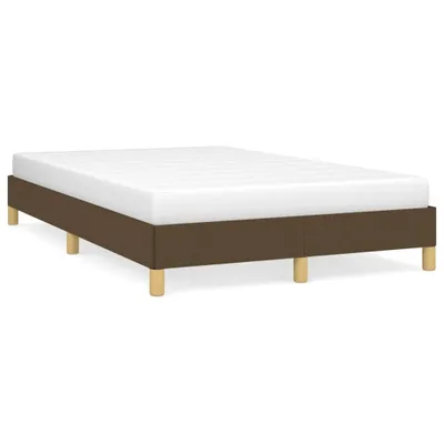 Immagine prodotto di vidaXL Struttura letto senza materasso marrone scuro 120x190 cm tessuto