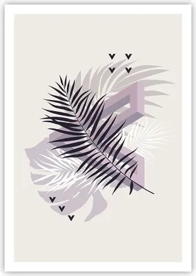 Produktbild von Poster - Poster ohne Rahmen - Grafiken Blatt Buntstift - 70x100 cm - Wand Bild - Wanddeko - Wandbilder - Kunstposter - Wandposter - Bilder - Kunstdruck - Wanddekoration - Wandbild - P2XPA70x100-4455