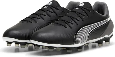 Produktbild von Puma Herren Fussballschuhe King Match FG/AG - 107863, Farbe:schwarz/weiß/steingrau, Herren Schuhe:47