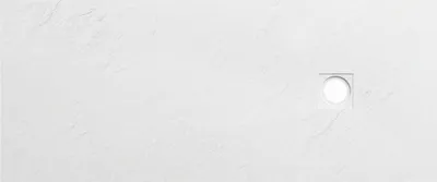 Immagine prodotto di Piatto doccia Balneo Piatto in pietra superficie solida 80x100x2,5 cm bianco rettangolare antiscivolo
