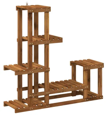 Produktbild von vidaXL Pflanzenständer Natur 93,5 x 25 x 91,5 cm Massivholz Akazie
