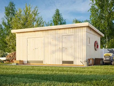 Produktbild von Palmako Gerätehaus Kalle 16,9 m² - 18+70 mm