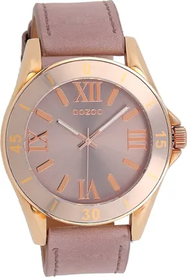 Produktbild von Oozoo Damen-Herren Uhr Analog Quarzuhr Armband rosa rose Vintage Series D2UOC5738A