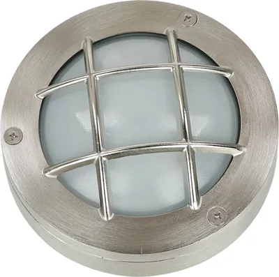 Produktbild von Außenwandlampe Messing massiv IP64 G9 Ø 14 cm Glas Maritim Wandlampe außen Terrasse Garten