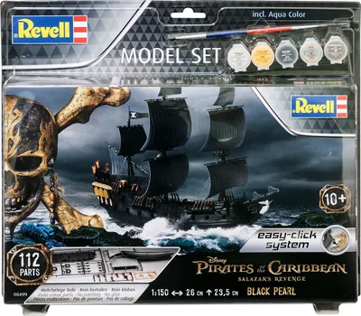 Produktbild von Revell Model Set Black Pearl - Schiff-Modellbausatz; 65499