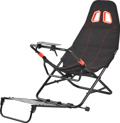 Obrázek produktu pro SucceBuy Skládací a nastavitelný stojan na volant pro simulace závodů, šířka sedadla 470 mm, kompatibilní s Logitech G923/G920/G29, Thrustmaster T248P, Fanatec, Hori, Mad Catz, černý