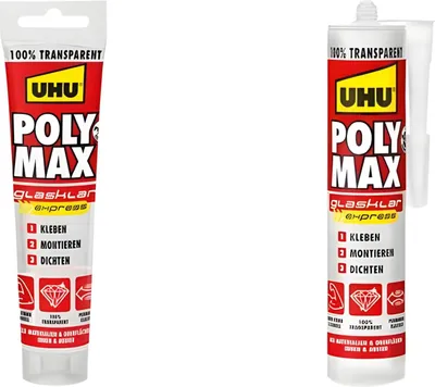 Produktbild von UHU Montagekleber POLY MAX Express Tube 115g glasklar