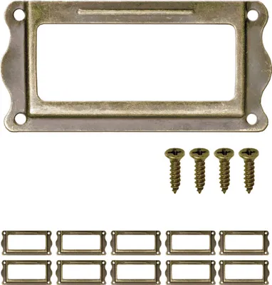 Produktbild von 'FUXXER® Antike Möbel-Griffe, Landhaus Vintage Bronze Design Bronze Eisen, 29 x 22 mm, 2er Set'