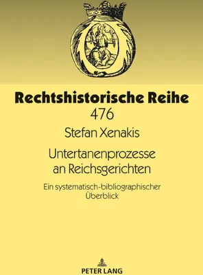 Produktbild von Untertanenprozesse an Reichsgerichten