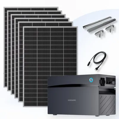 Sunshare RAY Lite Balkonkraftwerk 1200 Wp mit GLORY Speicher 2,0 kWh und Geländerhalterung – Hauptansicht