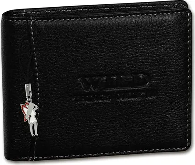 Obrázok produktu pre Wild Things Len kožené dámske pánske čierne 12,5x2,5x9,5cm D2OPJ114S