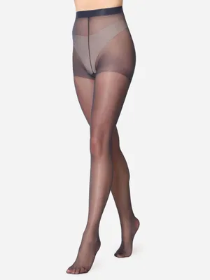Imagen del producto de Merry Style, medias para mujer, 15 DEN, modelo MSFI019 (azul marino, talla S).