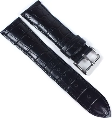 Produktbild von Casio Ersatzband Uhrenarmband Leder Band schwarz 24mm MTF-108