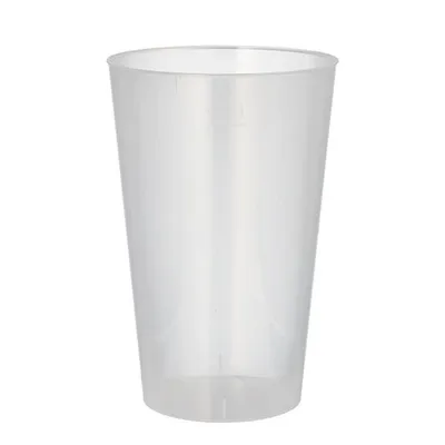 Produktbild von Mehrweg-Trinkbecher PP 0,4 l Ø 8,6 cm · 13 cm transluzent