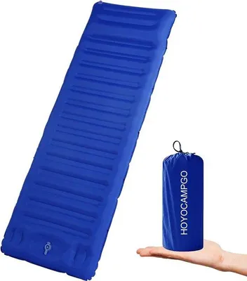 Produktbild von Famanu Campingmatte selbstaufblasend, ultraleicht, 12 cm dick - mit Fußpumpe