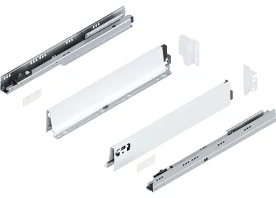Produktbild von Blum Tandembox antaro M Schubladenschienen-Set | 1 Paar, 65kg 500mm | Vollauszug Blumotion, seidenweiß