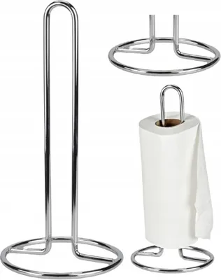 Produktbild von Küchentuchhalter aus verchromtem Edelstahl INOX 31 cm