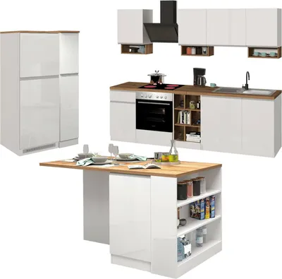 Immagine prodotto di Armend - Cucina, Bianco Lucido, Modulabile, Elettrodomestici non inclusi,  Italy