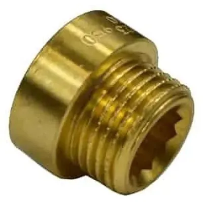 Produktbild von Gewindefitting Messing Hahnverlängerung 1" AG x 1" IG 15 mm