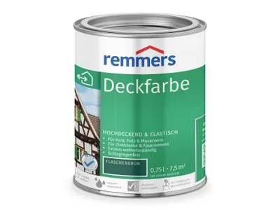 Immagine prodotto di Remmers Deckfarbe Flaschengrün 0,75 L Eimer
