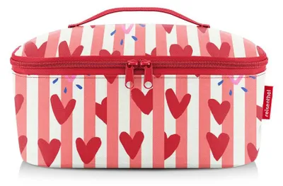 Produktbild von reisenthel Kühltasche coolerbag M pocket Isotasche hearts & stripes LF3096