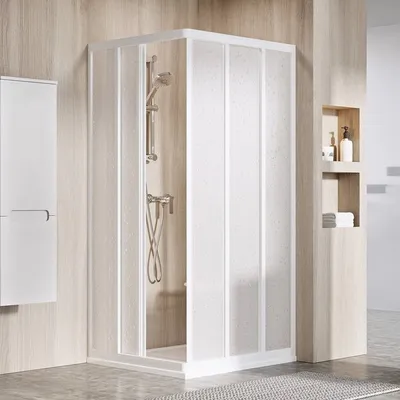 Immagine prodotto di Un lato della cabina doccia RAVAK ASRV3-75 198 bianco+perla 15V301R211