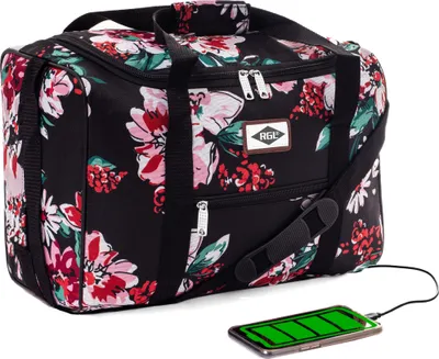 Produktbild von RGL 40A USB Flugzeugtasche Handgepäck Tasche mit USB Grösse: 40x30x20 Wizzair  Farbe: Flora