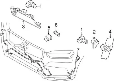Zdjęcie produktu dla VOLVO XC60 II montaż zderzaka przedniego kpl OE 32287398
