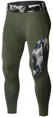Imagen del producto de Pantalones de running para exteriores con bolsillo - Color verde