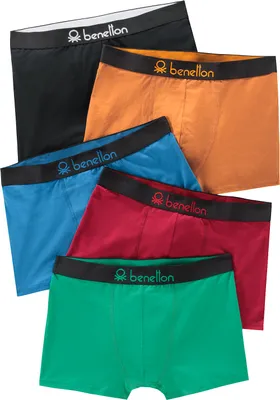 Produktbild von Benetton 5er Pack Boxershorts, hautfreundlich mit hohem Baumwollanteil