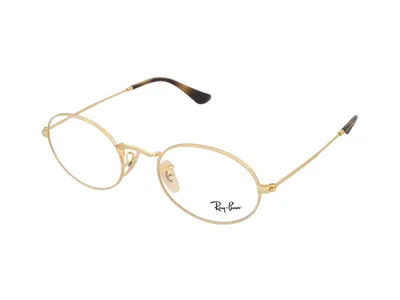 Produktbild von Ray-Ban OVAL OPTICS, Erwachsener, Uni, Oval, Gold, Nicht-polarisierte Linse, Metall